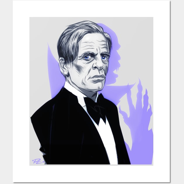 Klaus Kinski - An illustration by Paul Cemmick Wall Art by PLAYDIGITAL2020